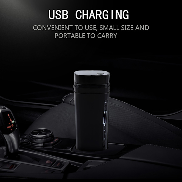 USB-laddningsbar kaffekopp, bärbar resekaffe, självomrörande blandning