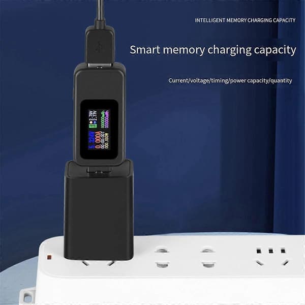 10 i 1 USB-tester DC Digital Voltmeter Amperemeter Strømspændingsmåler Amp Volt Amperemeter Detektor Power Bank Oplader