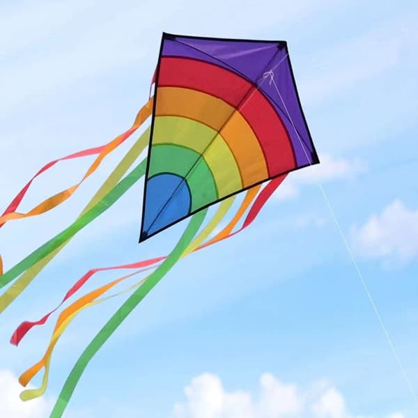 Enkelt snore drage - Rainbow Eddy Rød - til børn fra 3 år