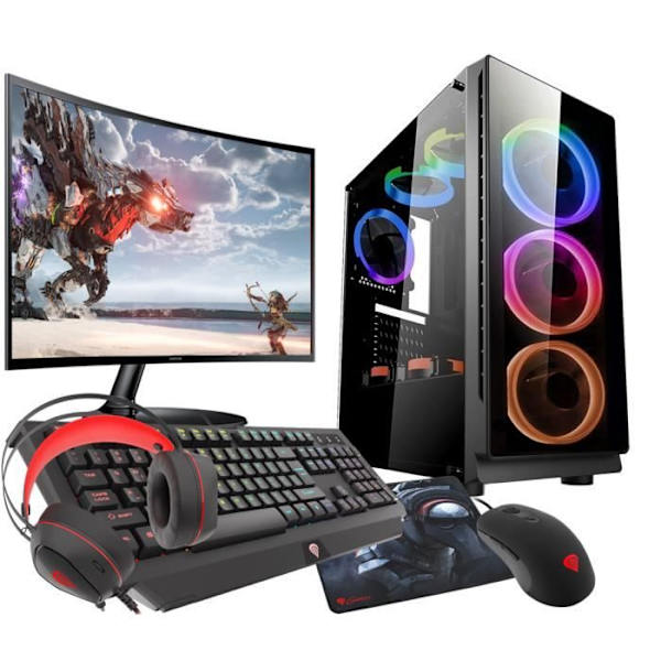 VIST Ryzen 5 Gaming Kit - 64 GB RAM - RX 6600 - 1 TB M.2 SSD - LCD 24 - Windows 11 Pro