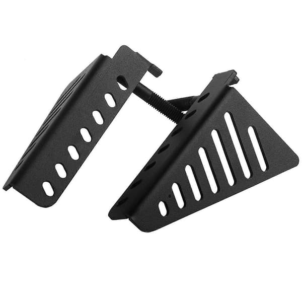 Bil utvendig fotpedal fotstøtte passer til Jeep Wrangler JK 2DR 4DR 2007-2017