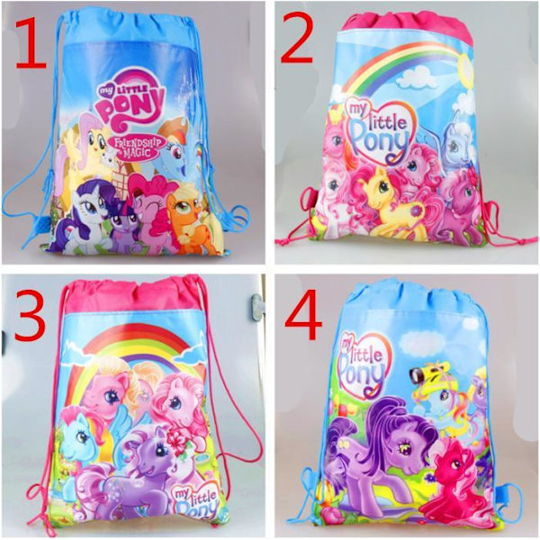My little Pony  Gymväskan Gymnastikpåse - 4st Modell Model 2 Modell 2