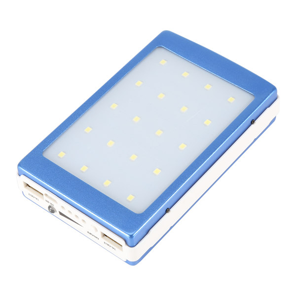 10000mAh Bärbar Solcellsladdare med Dubbla USB-portar