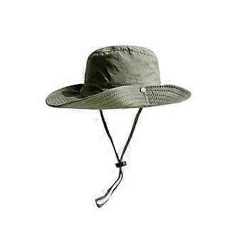 Solhat Spand Hat Solbeskyttelse Unisex Sommer Strandhat til Strand Marineblå(Grøn)