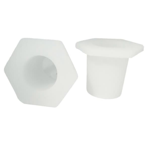 Gummi Paraply Kon Ring Hålplugg för Terrassbord Parasoll Gårds Paraply Trädgård Paraply Ram Vit