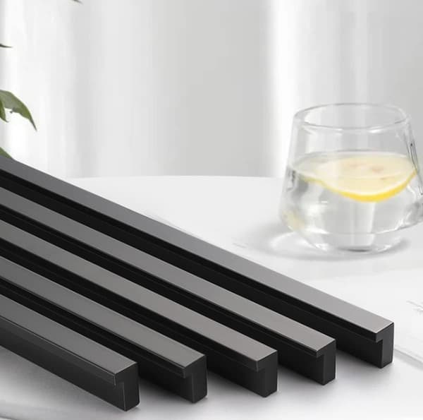 1 Skabslågergreb Aluminium Legering Kabinetgreb til Møbler Lo