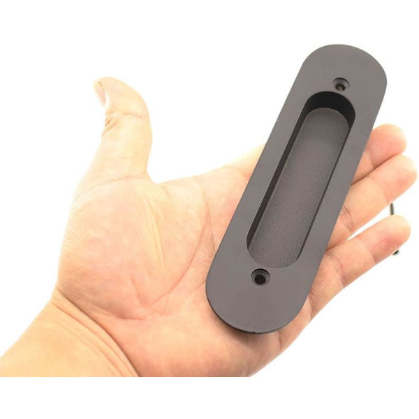 6-pack Infällda Skjutdörrsgrepp Dolda Fingergrepp Dolda