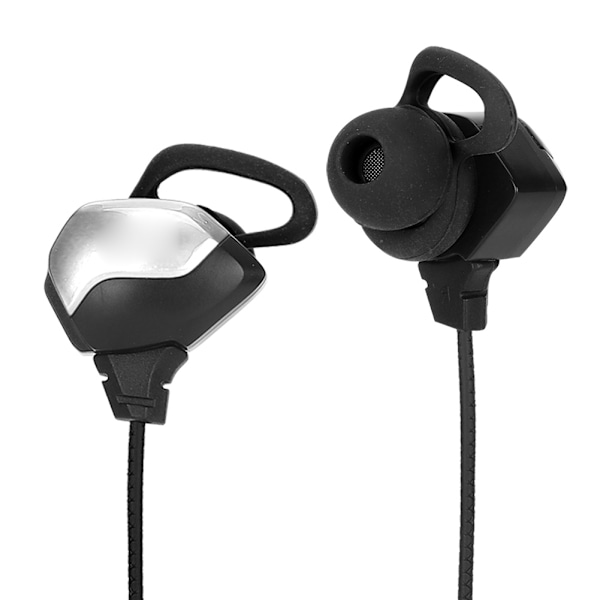 G3000 Universellt 3,5 mm Trådbundet In-Ear Gaming Hörlurar Brusreducerande Gaming Headset Silver
