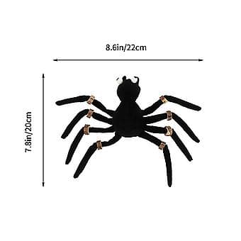 1 stk. edderkopp kattleke for Halloween-dekorasjoner