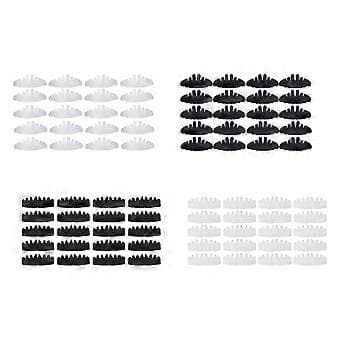 20x Baseball Keps Inlägg Baseball Hatt Svettfoder för Tenniskepsar Resor Sommar(Vit 29cmx12.5cm)