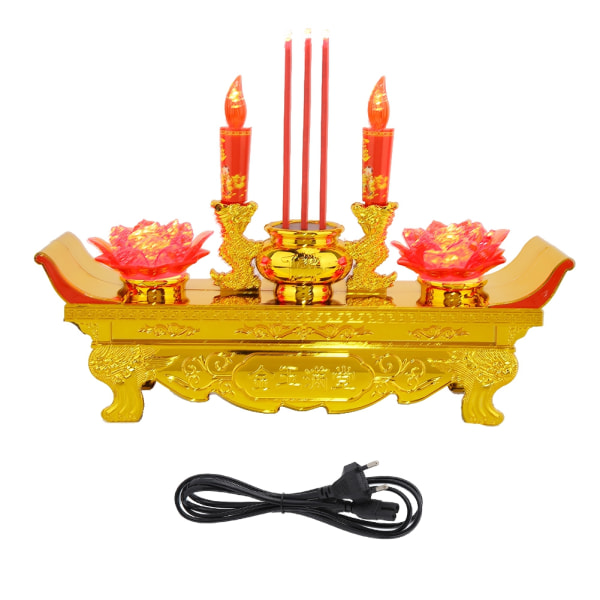 Buddhistisk ljusstake Buddha-lampa med 20 olika buddhistiska