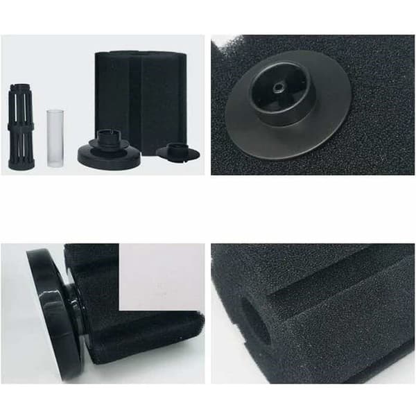 8X16X6.3cm Luftpump Skum Svamp Biokemiskt Luftfilter Akvarium E