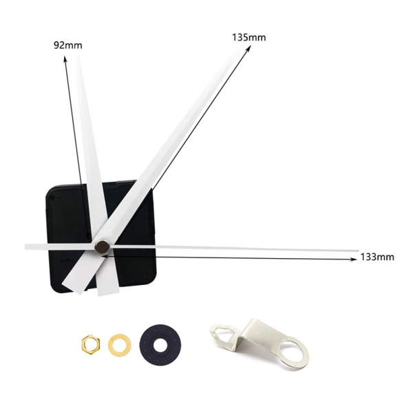 12-tums 30 cm självlysande plastväggklocka kvartsklocka sovrum white