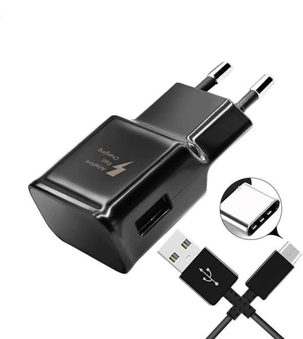 Tehokas pikalataus USB-C-kaapelilla, Samsung Note ja Galaxy -puhelimille
