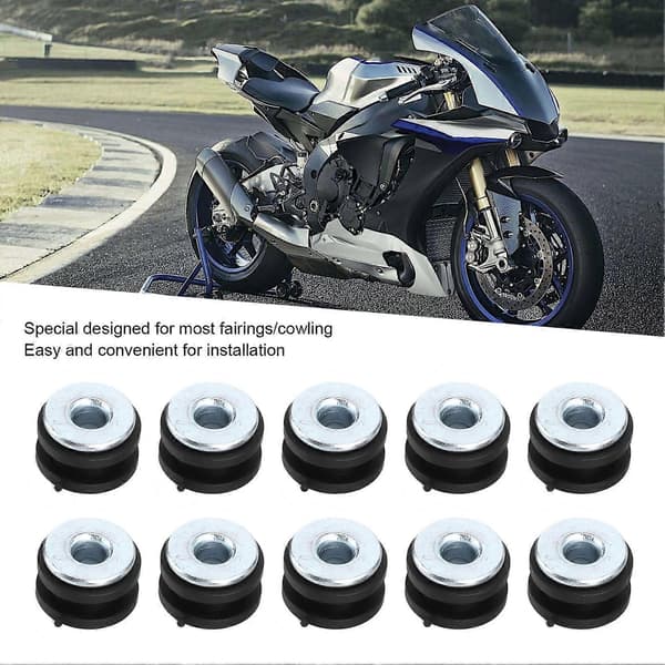Motorcykelgummitätningar Kit Ersättningstillbehör för kåpor
