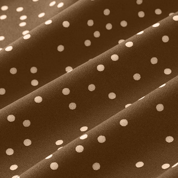 Sommarklänning för kvinnor, tunika, V-ringad, ledig, lös, böljande swingklänning D: Polka Dot Coffee XX-Large