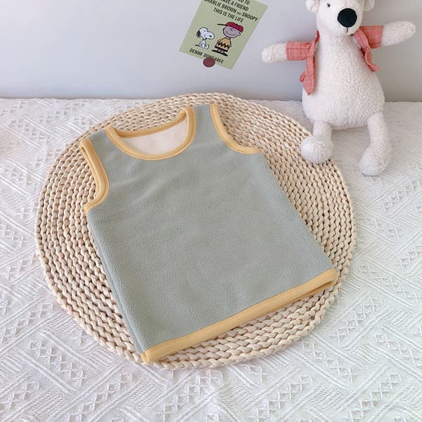 Höst och vinter nya barn cashmere varm väst liten barn ullväst