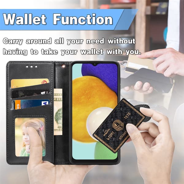 Magnetisk flip-deksel til Samsung S26 (PU-skinn)