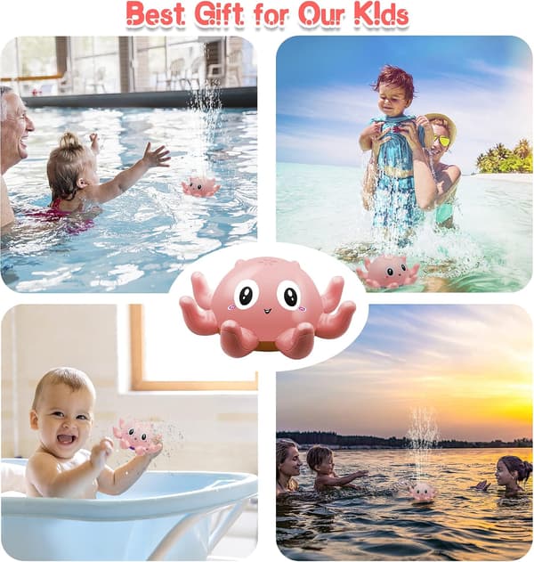 Baby Lysende Badeleke, Barnas Induksjonssprinklerleke, LED B