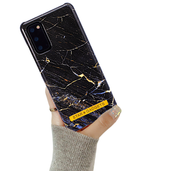 Samsung Galaxy S20 - Skal / Skydd / Marmor Svart Svart