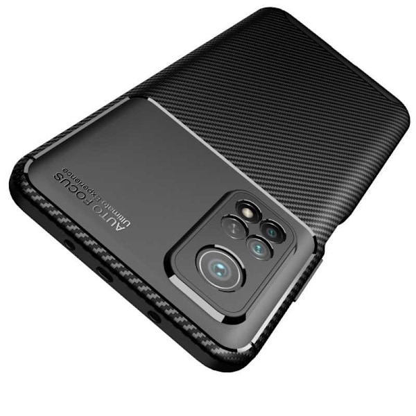 Xiaomi Mi 10T / Mi 10T Pro Stöttåligt Slimmat Skal FullCarbon V4 Svart