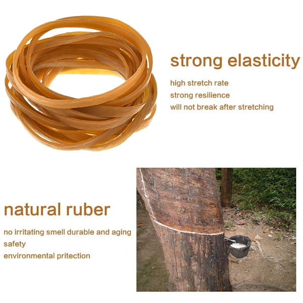Stora gummiband soptunneband set elastiska band för kontor
