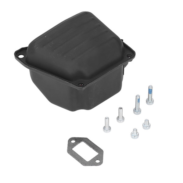 Ljuddämpare kit för motorsåg Stihl 064 065 MS650, Ljudreducerande motorsågskomponent med packningsskruvsats, Högkvalitativ ljuddämpare i metall
