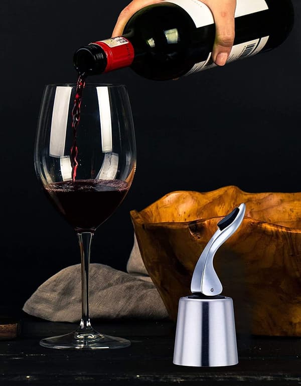 Vinstoppere for åpne vinflasker, rustfritt stål vinflaske