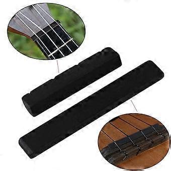 Ukulele Bro Sadle, Guitar Benstreng Sadle og Nut til 4-strengs Ukuleler()