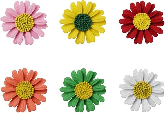 6 Stykker Daisy Blomsterbroche Kvinder Daisy Broche til Kvinder Tøj