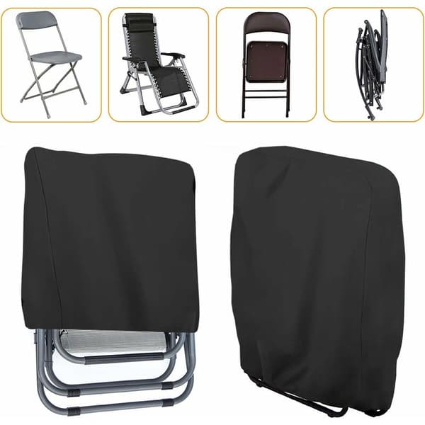 Foldbar Solstol Cover, 2 Stykker Foldbar Solstol Beskyttende Cover