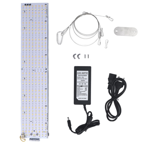 Växtväxlampa 180° Fällbar Full Spectrum 624 Pärlor Stark Växthusljus 100‑240V