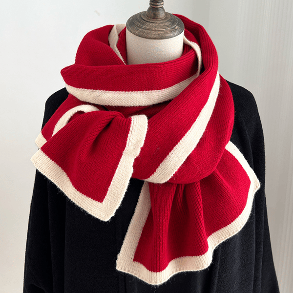Dame Vinter Efterår Sjal Wrap Strikkede Tørklæder Blødt Varmt Cashmere-lignende Halstørklæde