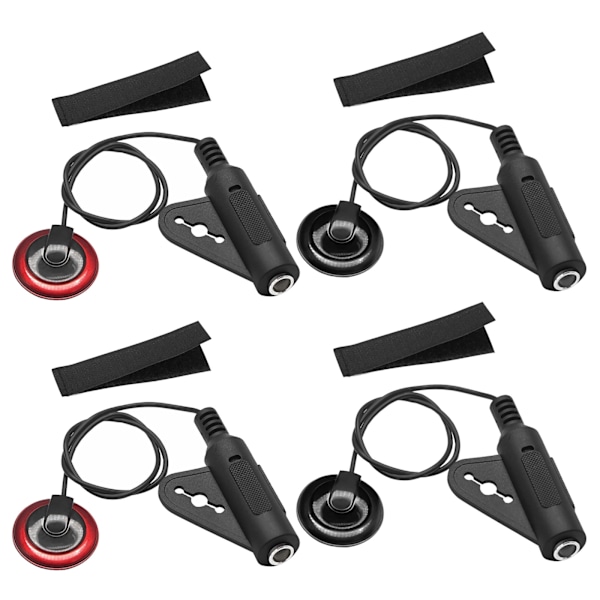 Piezoelektrisk Kontaktmikrofon Pickup Violinmikrofon Pickup Cello Ukulele Mandolin Gitarr Mikrofon Kontakt Pickup