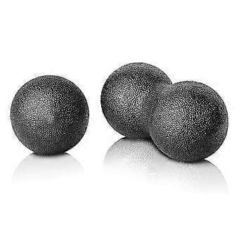Sports Peanut Massagebold og Rund Massagebold (2 stk., Sort)