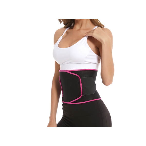 Sweet Sweat midjetrimmer - svart/rosa | Premium waist trainer