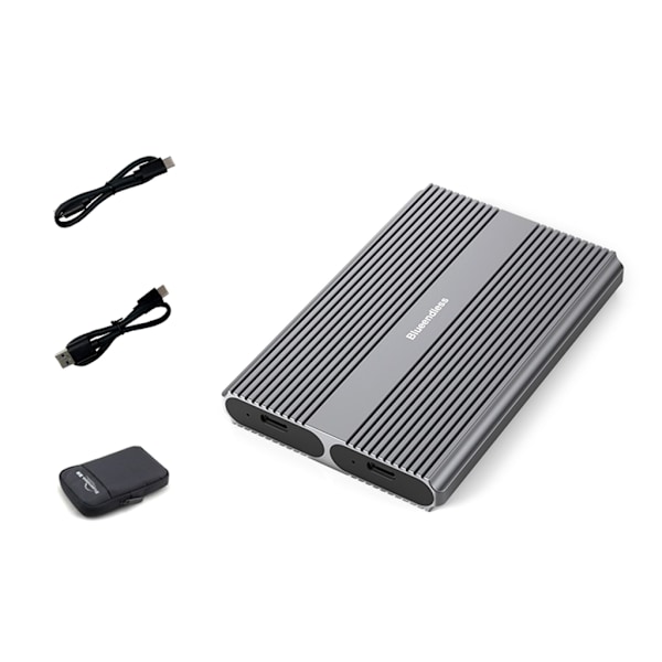 USB 3.1 TypeC 10 Gbps gratis Dual-Bay Dual-Protocol M.2 NVMe/Sata 2bay SSD-hölje flammande hastighet 10 Gbps/5 Gbps m.2 sata and m.2 nvm m.2 sata and m.2 nvm