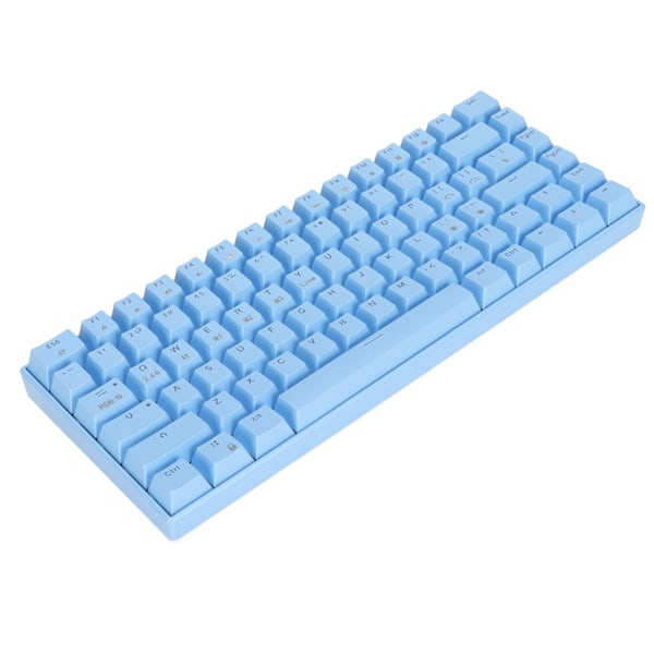Mekaniskt tangentbord 82 tangenter RGB Tre lägen Stöd för trådlöst 2.4G BT3.0 Ergonomiskt 1800mAh Batteri Trådbundet tangentbord Linjär brytare