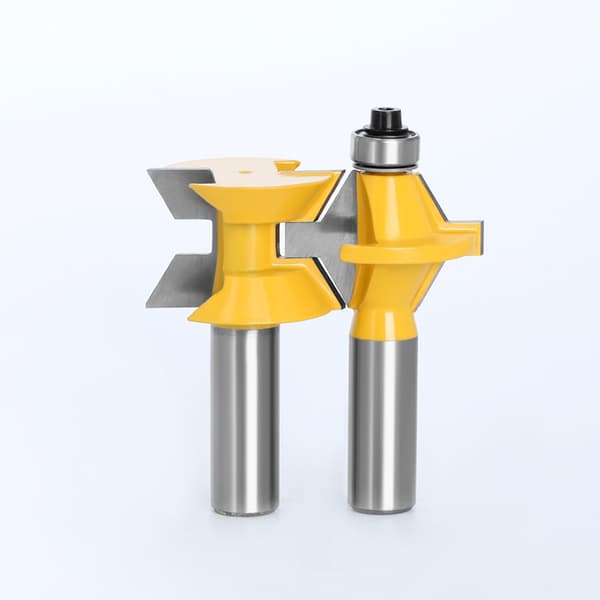 2-pack Fräsfrässet 8mm Skaft 120 Grader Träfräsning Grov