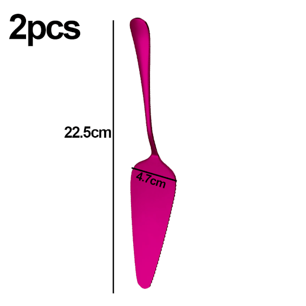 Rostfritt stål pizzabakelse serveringsset 3-pack, diskmaskinssäker