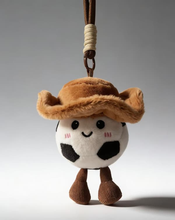 VM 2026 Cowboyhat Fodbold Nøglering Fan Souvenir