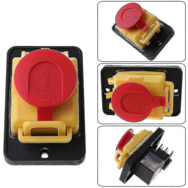 Kjd12 250v 4-pin vanntett magnetisk start-stopp nullspenningsutløser trykknappbryter