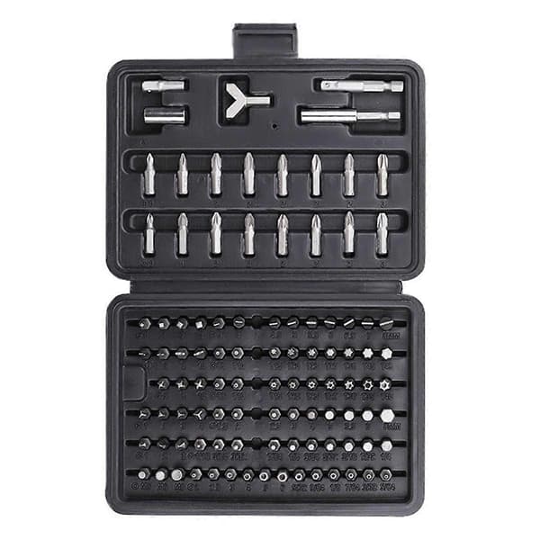 Multi Combo Kit Skruetrækker Bit Sæt 100 Stykker Bit Boks Hss Twist Bor Sæt Træbearbejdning Tilbehør til Elværktøj