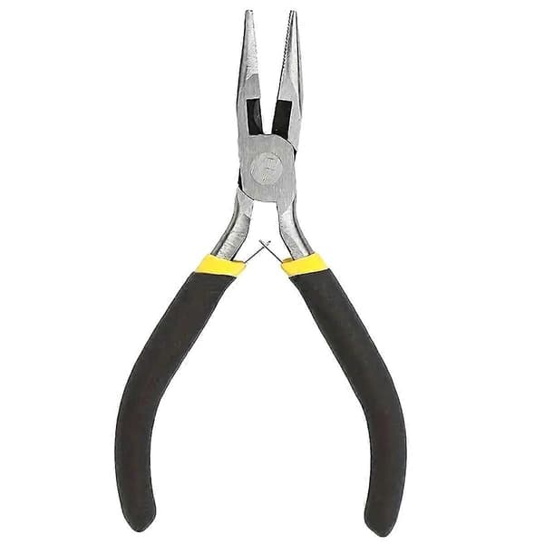8 STK Mini Tangsett Langnese med Tenner Flat Kjeve Rund Diagonal Nese Trådende Kutter Verktøy Smykketangsett