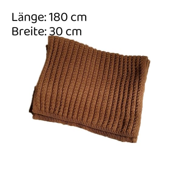 Halstørklæde, vaffelstrikket halstørklæde, vinterhalstørklæde, langt halstørklæde