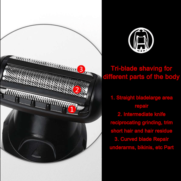 Professionell Klippmaskin för Män, Ergonomiskt Grepp Elektrisk Hårklippare med Självslipande Blad, Idealisk för Barberarsalonger och Personligt Bruk