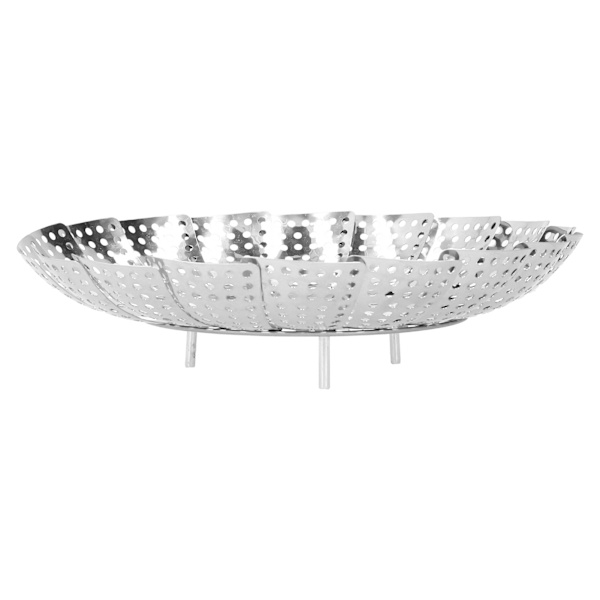 Rostfritt Stål Retractable Steaming Plate Rack Hushållsmat