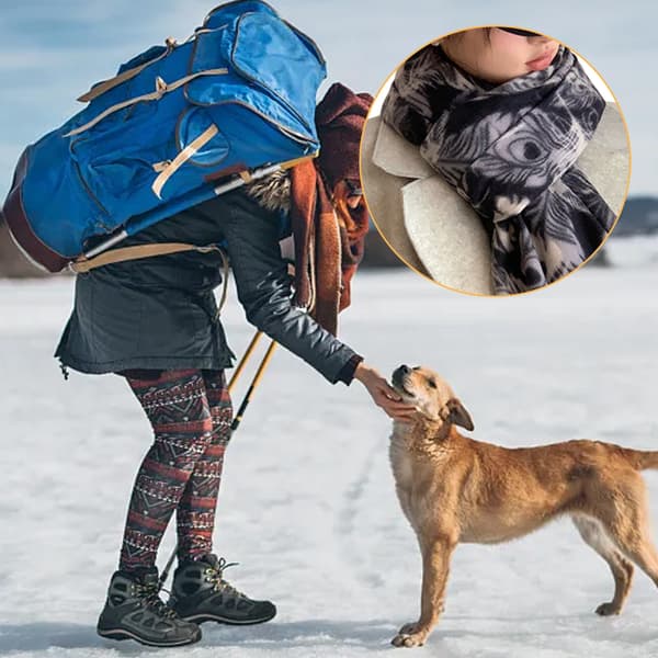 Skjerf for kvinner Rutete skjerf Vinter Varm Pashmina Tartan Skjerf