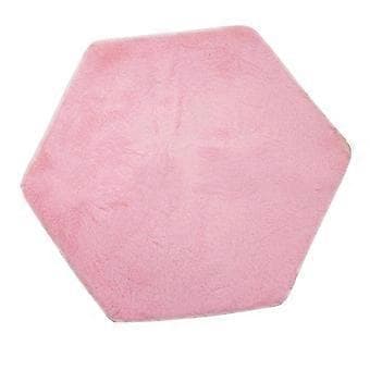Plysj Barne Telt Teppe Soverompute Erstatning - Heksagonal Rosa()