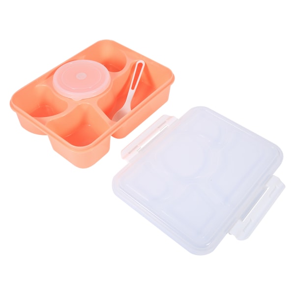 Skol Bento Lunch Box + Sked och Bestick Picknick Matförvaring